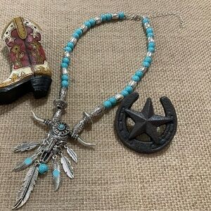 NECKLACE SILVER WESTERN